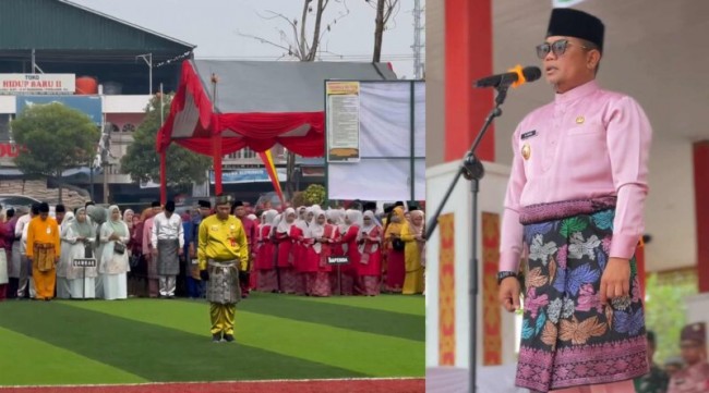  Bupati Pelalawan Pimpin Upacara Peringatan HUT Provinsi Riau ke 68