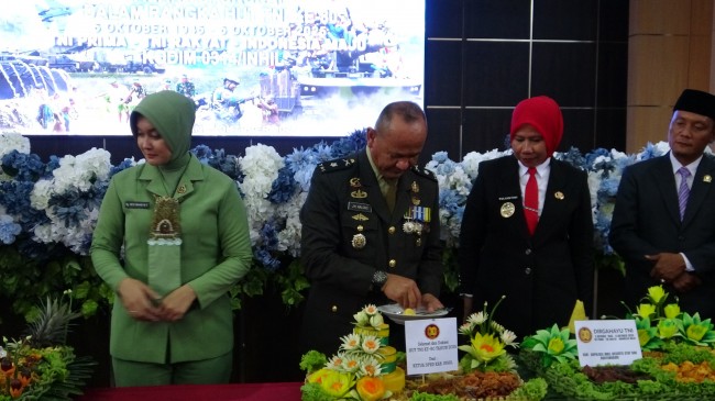 HUT ke-80 TNI, Wabup Inhil Apresiasi Peran Kodim 0314/Inhil Jaga Keamanan Daerah
